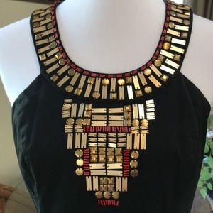 🌿Boston Proper Embellished Stretch Dress EUC